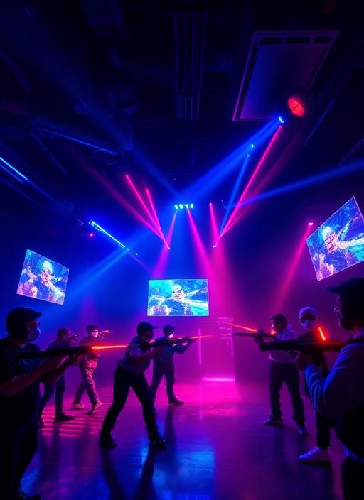 Laser Tag at Infinity Arcade
